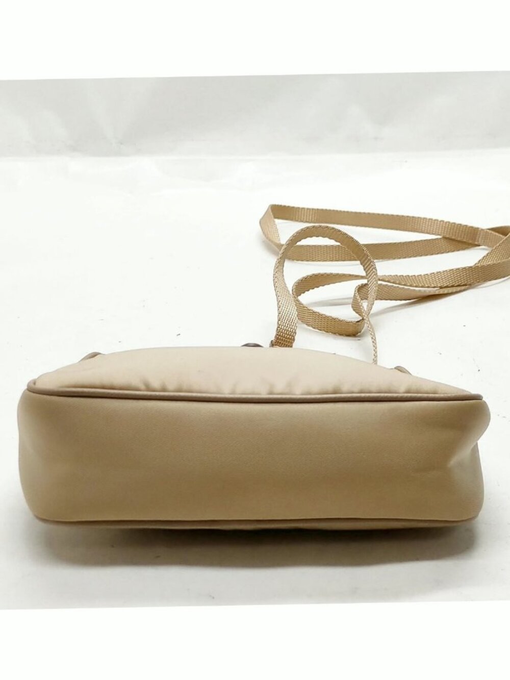 Authentic Prada Nylon Shoulder Bag Chain Strap Mini Hobo Bag - Picture 9 of 16